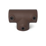 Vintage brown tube fittings