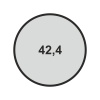 Ø42.4 mm