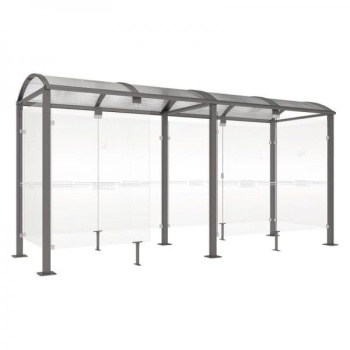 Classic smoking shelter 156 x 500 x H254 cm