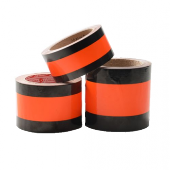 Temporarily Neutralizing Traffic Sign Tape, 75 mm x 33 m, Orange-Black