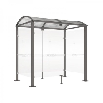 Classic smoking shelter 156 x 250  x 268 cm 