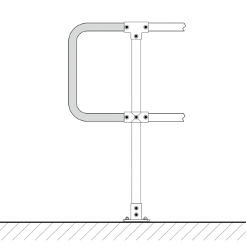 Pipe fence arche/hoop Ø60.3 mm