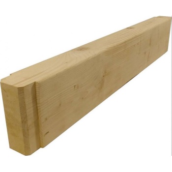 wooden protective barrier bar 200x100 L3000 mm