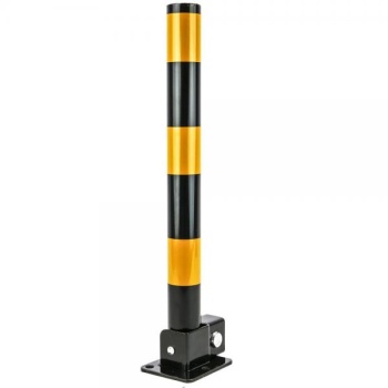 Steel foldable bollard with lock 57x600mm