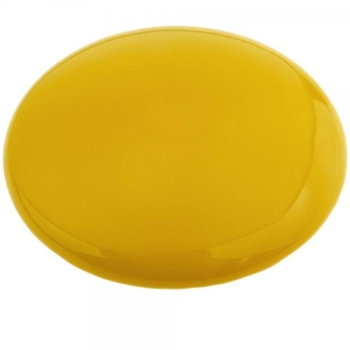Yellow round ceramic road reflector 10cm