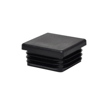 Plastic cap 40x40 mm, black