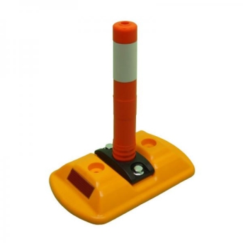 Mini seperator with mini flexible post 260x160x280 mm, orange
