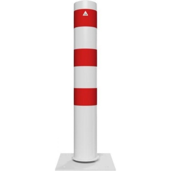 Tiltable steel tube bollard