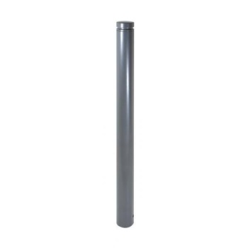 Ornamental bollard with aluminium head and decorative ring Ø102mm