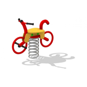 Bicycle Spring Rocker with concrete foundation, for underground fixing