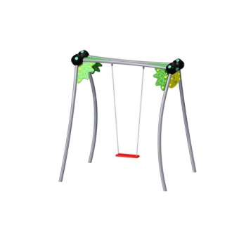 Jungle Single Swing Set with Flat Seat