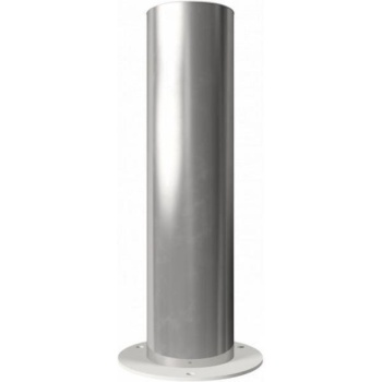 Stainless steel bollard wiht base plate Ø154mm