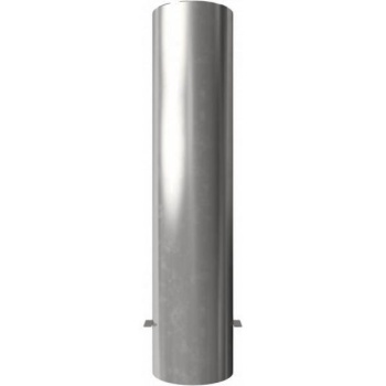 Stainless steel post for casting in concrete Ø204mm