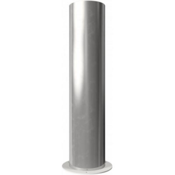 Stainless steel bollard with base plate Ø204mm