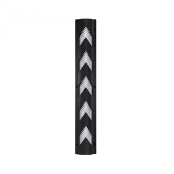 Column protector PVC black white with reflective