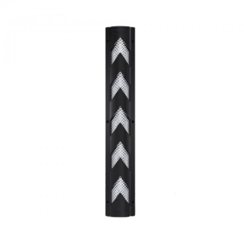 Column protector PVC black white with reflective