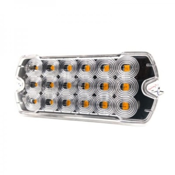 Surface Mount Light 18xLED , 12-24V, amber