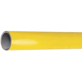 Round steel tube yellow D=48mm