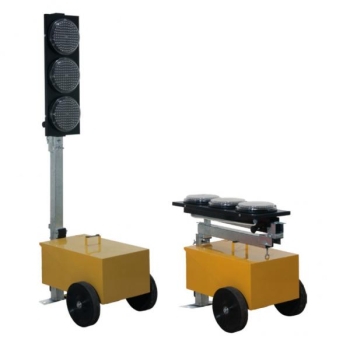 LED mobile traffic light with count down, 2pcs