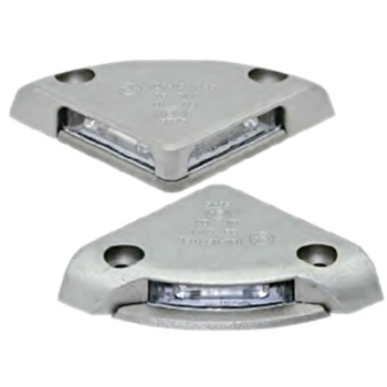 Warning light for rear lifting silver Warning light for rear lifting silver