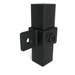 Tüüp 36, Ühepoolne kinnitusklamber, must 40x40 mm