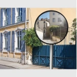 Universaalne roostevabast terasest peegel Ø60 cm