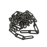 Plastic chain Ø8mm, black 