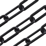Plastic chain black 10mm