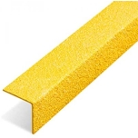 Anti-slip edge profile 1200x55x55mm, yellow 