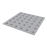 Tactile warning tile 400x400mm