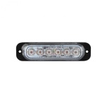 Pindvilkur 6x6W LED, 10-30V, kollane