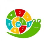 Snail game with numbers 1-10