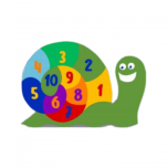 Snail game with numbers 1-10