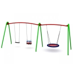 Modular Bird Nest Swing with Flat and Baby Seats