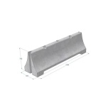 Concrete roadbarrier 1270kg