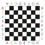 Chessboard numbers&letters