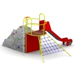 Playground Set  "Baszta"  with Climbing Boulder