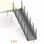 M public access stairs 30º