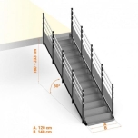 L public access stairs 30º