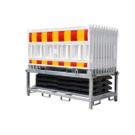 Panel fence set: 20xpanel fence, 21xbase plate 1xstorage pallet