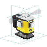 Ristjoonlaser CL5B sinise kiirega (4x360°), bluetooth