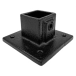 Type 10, Square footplate, black  - 40 mm