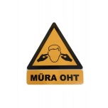 Kleebis "Müra oht" 230x260mm