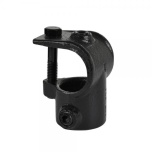 Type 32 Black, Clamp-on tee, Ø26,9 mm