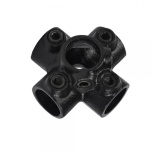 Type 26 Black, Four socket cross, Ø33,7 mm