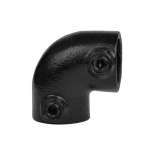 Type 6 Black, Two Way Elbow 90° Ø26,9 mm