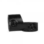 Type 49 Black, Adjustible swivel tee Ø42,4 mm