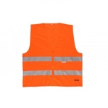 Reflective vest zipper 3M orange XL