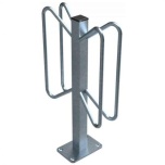 Bicycle rack for 2