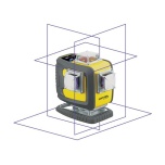 Ristjoonlaser CL4D-P lilla laserkiirega (4x360°)